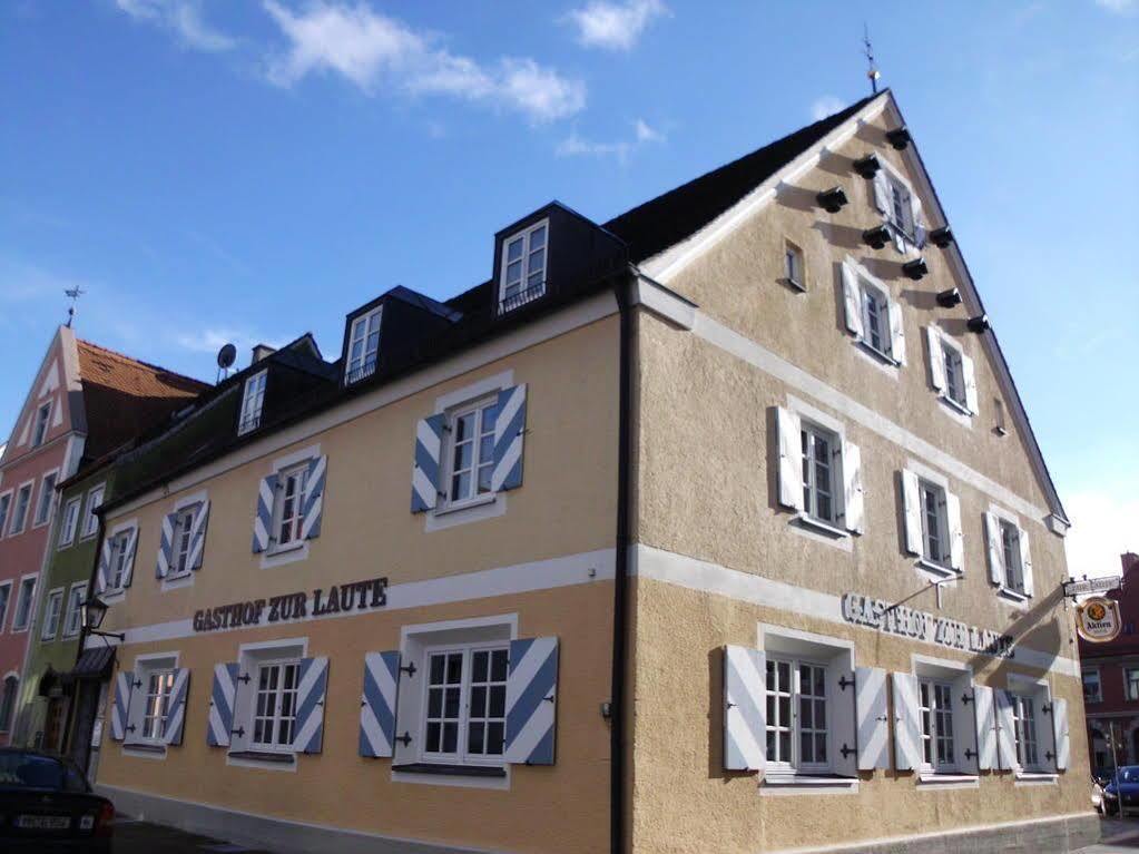Hotel Garni Zur Laute Mindelheim Exterior foto